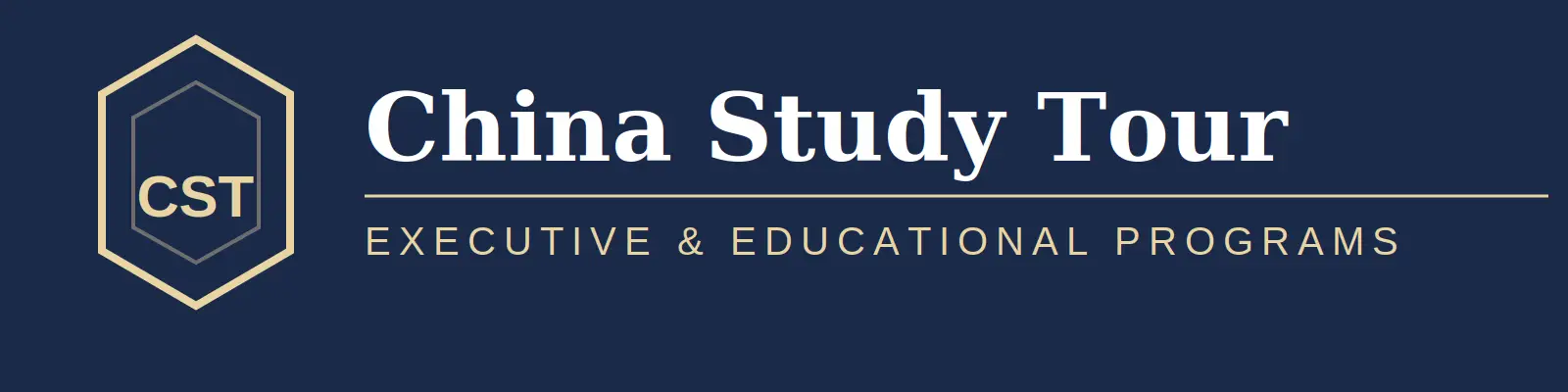 China Study Tour Logo - Dark