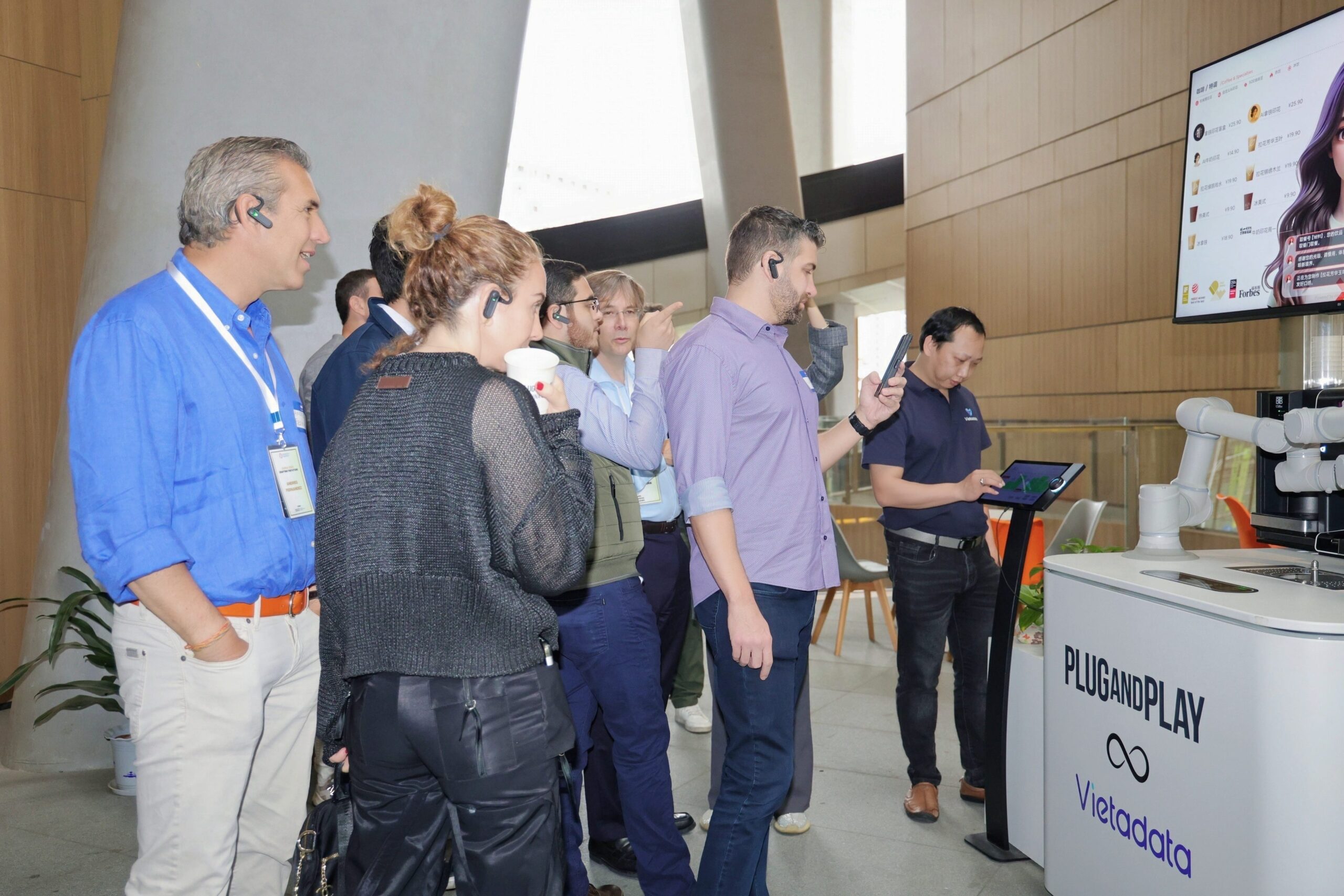 Modern technology company campus in Shenzhen visited on a China study tour