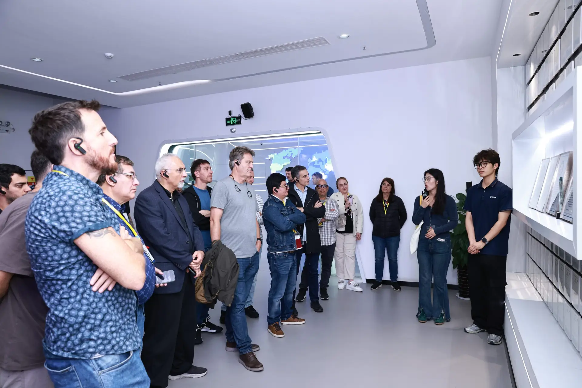 Electric vehicle production visit on a Shenzhen leg of a China executive study tour