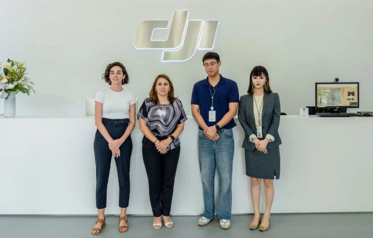 DJI global headquarters Sky City twin towers and sky bridge in Nanshan, Shenzhen