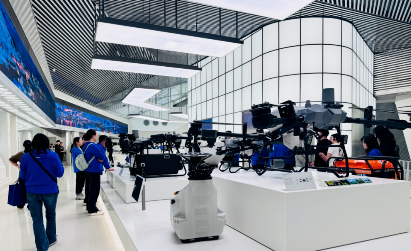 Automated drone production line at DJI's smart manufacturing factory in Shenzhen