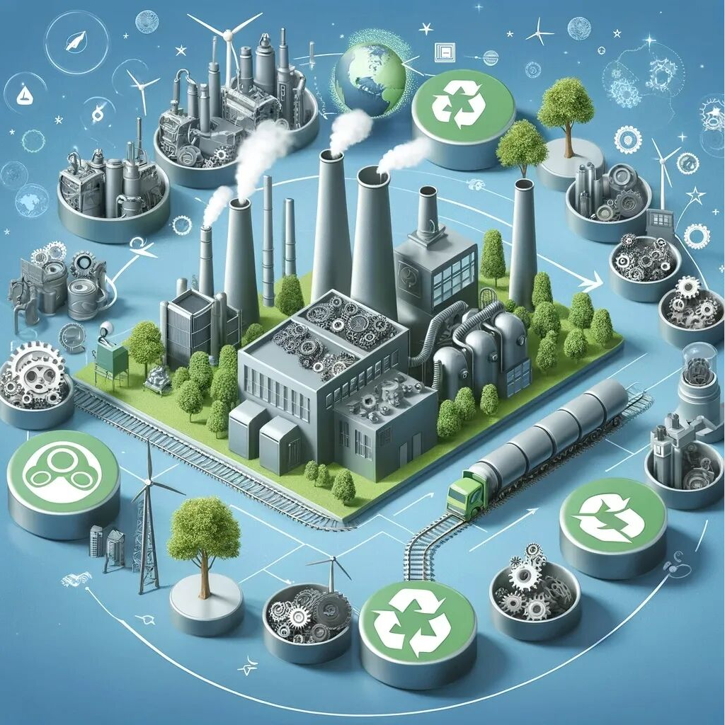 Circular economy model for battery recycling and material reuse
