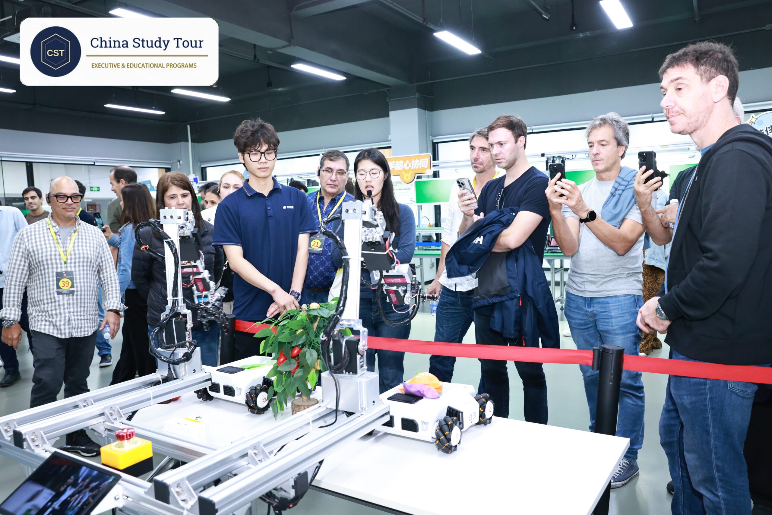 China study tour vs business trip: a visiting group on an arranged company visit in China